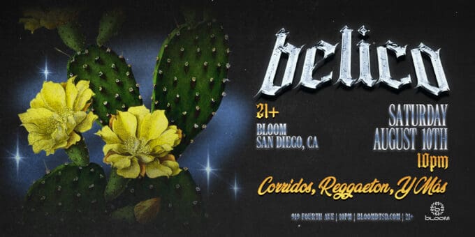 Belico-Party-Nightclub-Near-Me-EDM-Club-Shows-Concerts-Events-Bloom-Club-2024-august-10-San-Diego-Ca