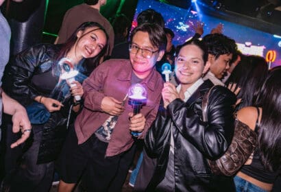 Guests at Electrik Seoul bloom dtsd